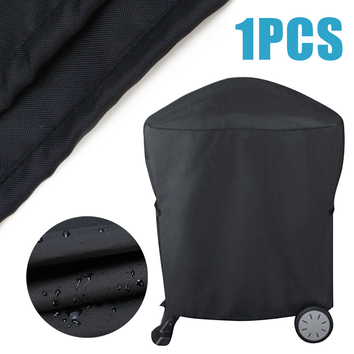 For Weber Q1000 Q2000 210D Oxford Cloth Barbecue Grill Cover Waterproof Dustproof BBQ Grill Cover, 54x76x69cm For Weber Q1000 Q2000 210D Oxford Cloth Barbecue Grill Cover Waterproof Dustproof BBQ Grill Cover, 54x76x69cm